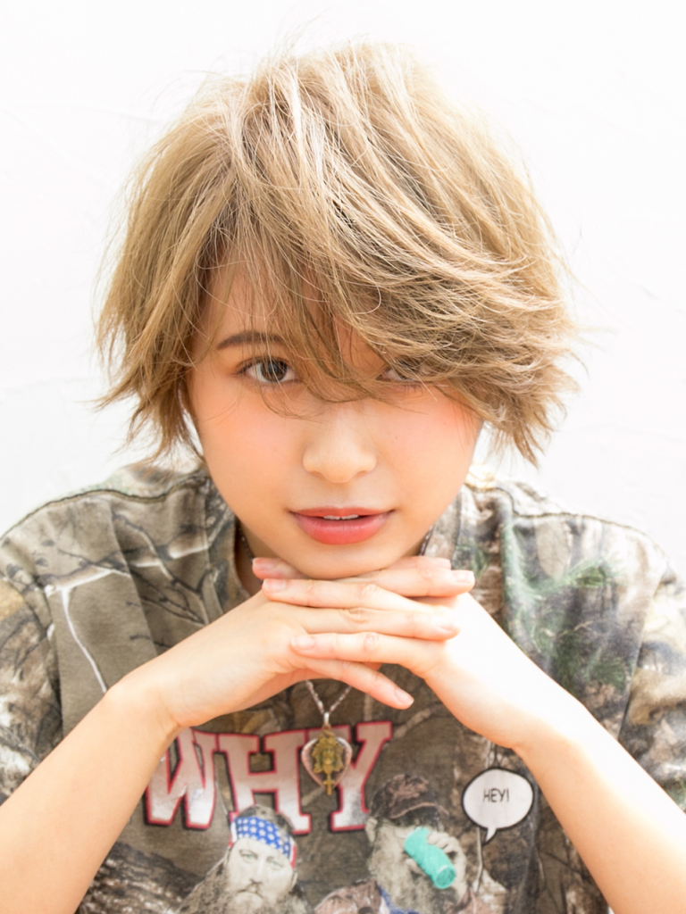 渋谷にある美容室・美容院「JEWIL(ジュイル)」のヘアスタイル「Noz渋谷 『ブリーチサプリで♪』モーブカラーナチュラルショート」の拡大画像